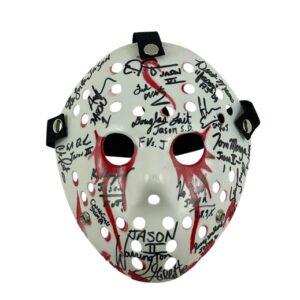 Jason Voorhees Signed Prop Mask By 16 Jasons Friday The 13th JSA