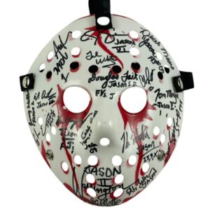 Jason Voorhees Signed Prop Mask By 16 Jasons Friday The 13th JSA