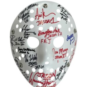 Jason Voorhees Signed Prop Mask By 16 Jasons Friday The 13th JSA