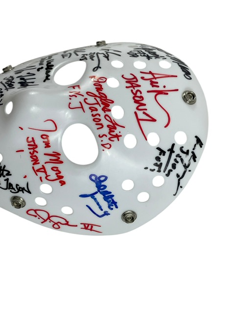 Jason Voorhees Signed Prop Mask By 16 Jasons Friday The 13th JSA - Image 5