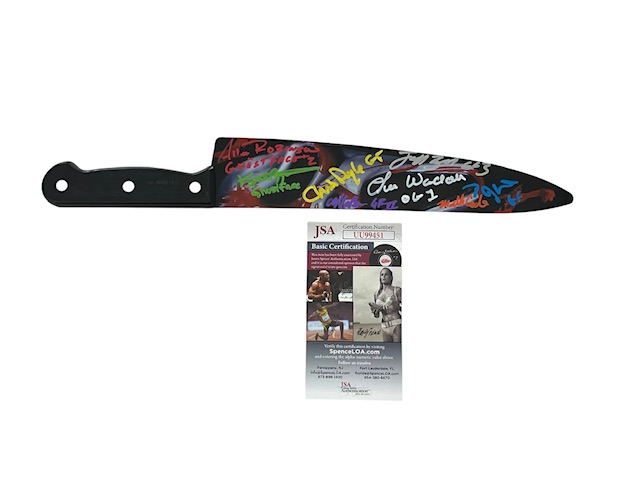 Scream Autographed Prop Replica Licensed Knife Signed 8 Ghostface Performers