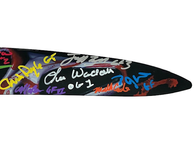 Scream Autographed Prop Replica Licensed Knife Signed 8 Ghostface Performers - Image 3