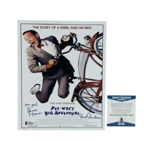 Pee Wee Herman Autographed 8x10 Photo Paul Reubens Pee-Wee’s Big Adventure