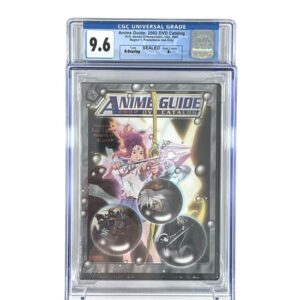 Anime Guide 2002 Catalog DVD Promo Screener CGC 9.6 A+ Graded Encapsulated