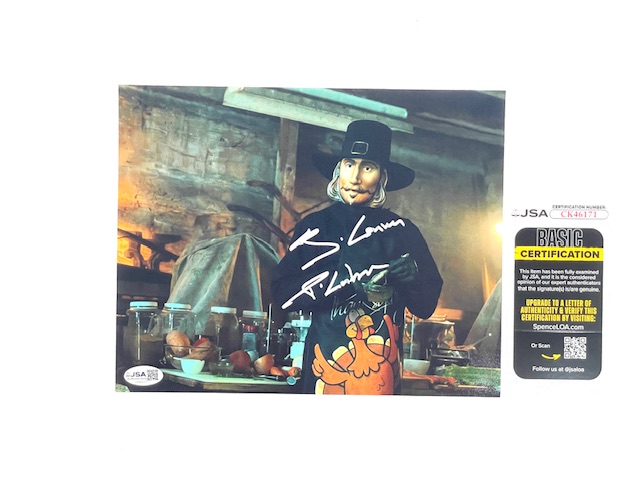 Thomas Lorber Autographed John Carver Photo Thanksgiving 🔪