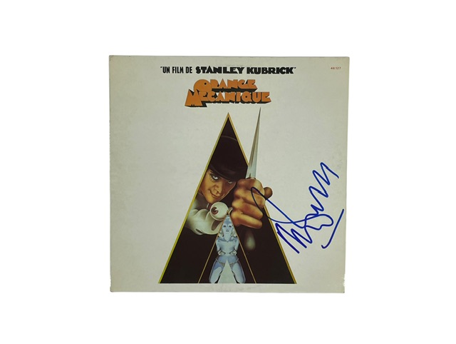 A Clockwork Orange Malcolm McDowell Autographed Movie Soundtrack Vinyl