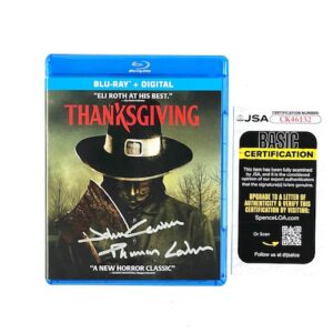 Thomas Lorber John Carver Signed Thanksgiving Blu-Ray