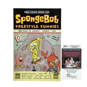Stephen Hillenburg Signed SpongeBob SquarePants Freestyle Funnies Comic Book