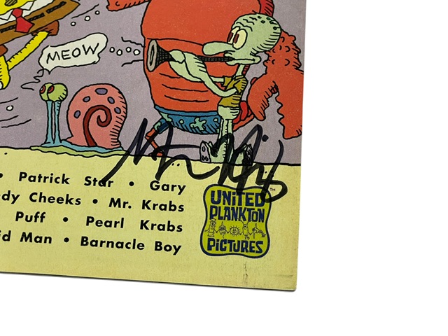 Stephen Hillenburg Signed SpongeBob SquarePants Freestyle Funnies Comic Book - Image 2