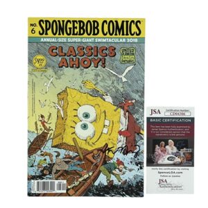 Stephen Hillenburg Signed SpongeBob SquarePants Classics Ahoy! Comic Book