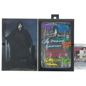 Scream Cast Signed Ghostface Ultimate 7” NECA Action Figure By 9
