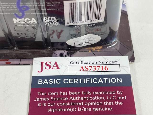 Scream Ghostface Toony Terrors Autographed Action Figure Signed 8 Cast Members - Image 2