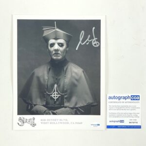 Tobias Forge Signed Ghost B.C. Promo Press Photo Papa Emeritus