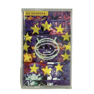 U2 Zooropa Factory Sealed Original First Pressing Cassette Tape