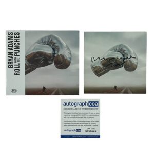 Bryan Adams Signed Roll With The Punches Photo Card Sealed CD