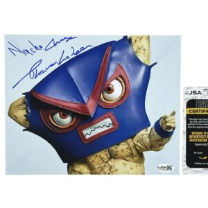 Monster Mayhem Macho Cheese Autographed Nacho Cheese Photo Thomas Lorber