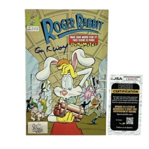 Who Framed Roger Rabbit Gary K. Wolf Signed Comic Book Cover JSA