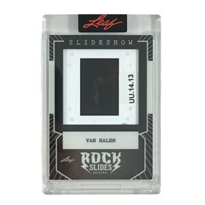 Van Halen Eddie Van Halen Limited Leaf Slideshow Film Cel Photo Card Slide