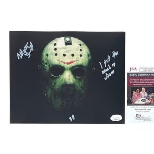 Martin Jay Sadoff Signed Photo Friday The 13th JSA Horror Icon