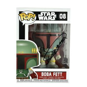 Boba Fett Dickey Beer Signed Funko Pop #08 Star Wars Empire Strikes Back
