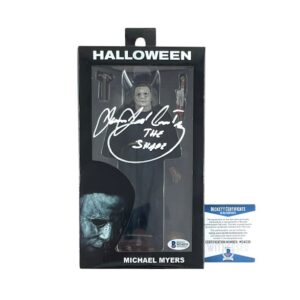 Halloween Michael Myers Signed NECA 8" Clothed Action Figure James Jude Courtney