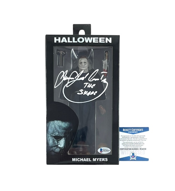 Halloween Michael Myers Signed NECA 8″ Clothed Action Figure James Jude Courtney