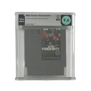 Mike Tyson Punch-Out Nintendo NES WATA Graded Video Game Cartridge Encapsulated