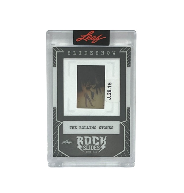 Rolling Stones Leaf Slideshow Film Cel Photo Card Slide