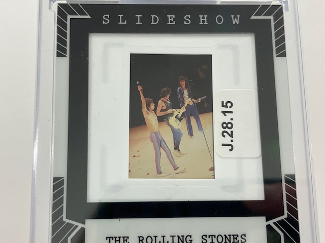 Rolling Stones Leaf Slideshow Film Cel Photo Card Slide - Image 2