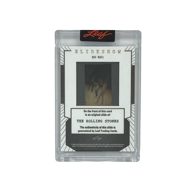 Rolling Stones Leaf Slideshow Film Cel Photo Card Slide - Image 3