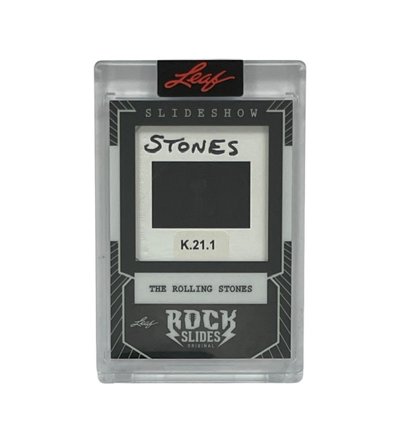 Rolling Stones Leaf Slideshow Film Cel Photo Card Slide (Copy)