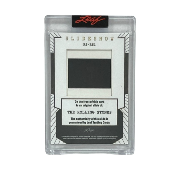 Rolling Stones Leaf Slideshow Film Cel Photo Card Slide (Copy) - Image 3