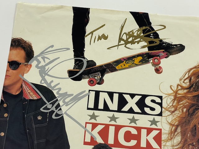 INXS Autographed 12x12 Poster Michael Hutchence ACOA Certified - Image 2