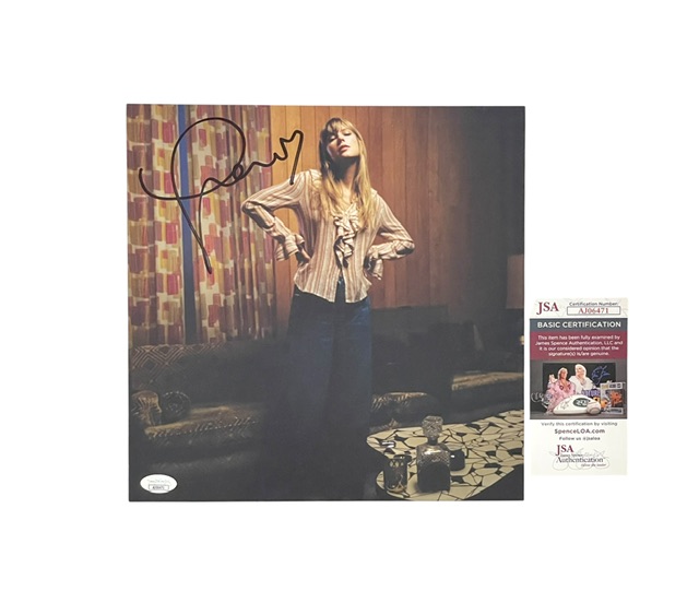 Taylor Swift Autographed Poster Lithograph JSA Certified