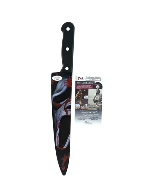 Ghostface Autographed Scream Prop Replica Knife Lee Waddell JSA - Image 2