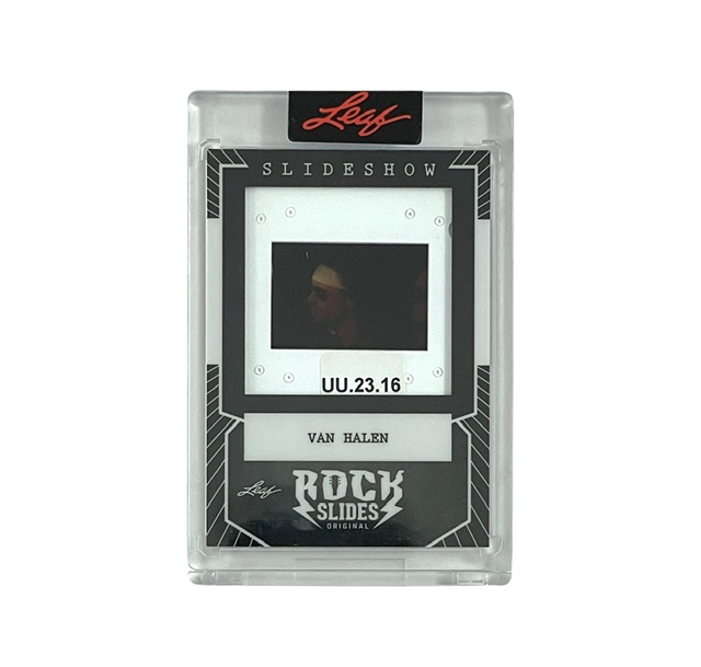 Van Halen Alex Michael Anthony Leaf Slideshow Film Cel Photo Card Slide