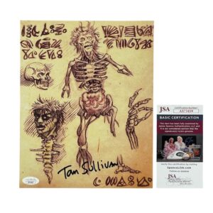 Tom Sullivan Signed 8x10 Photo Evil Dead Book of the Dead Necronomicon Art