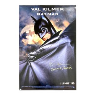 Batman Forever Val Kilmer Autographed 27x40 One-Sheet Movie Poster