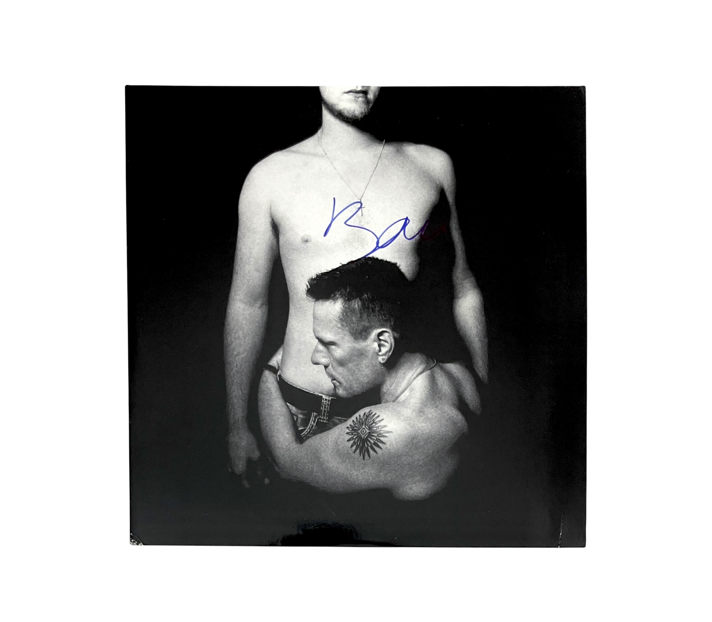 U2 Autographed Songs For The Innocence Vinyl Bono Signed ACOA - Image 3