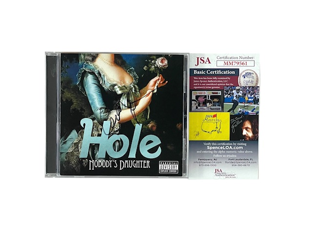 Courtney Love Signed Autographed Hole CD Nobody's Daughter JSA