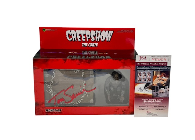 Creepshow Tom Savini Signed Fluffy Crate Monsterz Action Figure