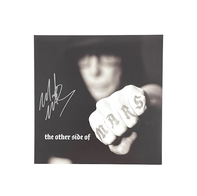 Mick Mars Signed The Other Side Of Mars Clear Vinyl Motley Crue - Image 2