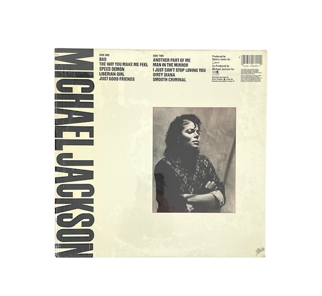 Michael Jackson Bad 1987 Vinyl Record Pop Rock Masterpiece - Image 2