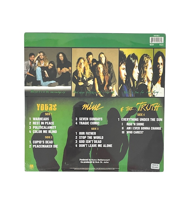 Extreme Three Sides To Every Story Original UK Pressing Sealed Vinyl - Image 2