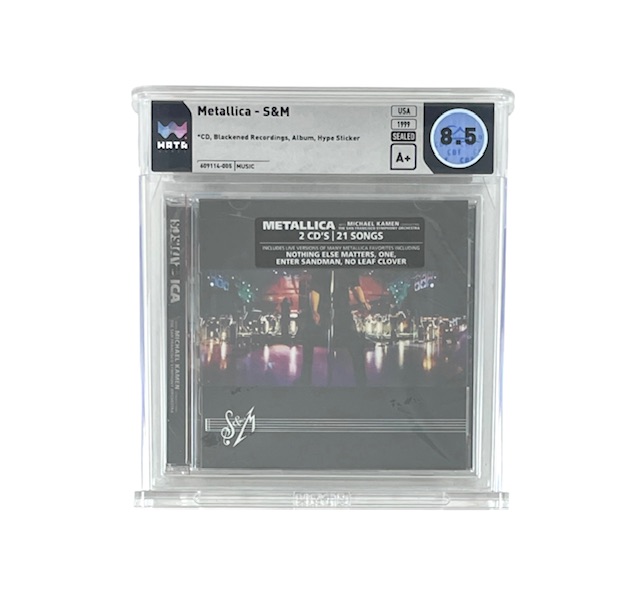 Metallica S&M WATA Encapsulated Graded 8.5 Sealed CD A+ Seal