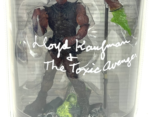 The Toxic Avenger Lloyd Kaufman Signed Clear Variant SOTA Toys Action Figure - Image 2
