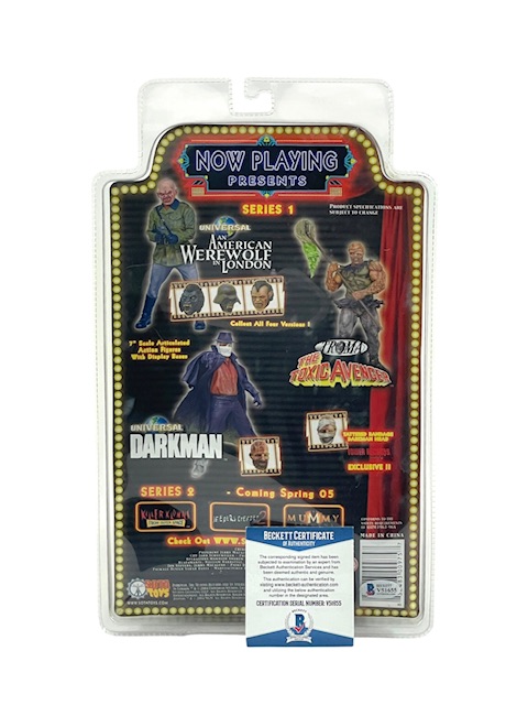 The Toxic Avenger Lloyd Kaufman Signed Clear Variant SOTA Toys Action Figure - Image 3