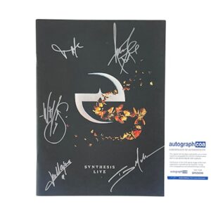 Evanescence Autographed Synthesis Tour Program Amy Lee ACOA