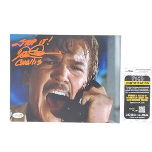 Tom Atkins Signed Halloween III Dr. Challis “Stop It” 8x10 Photo