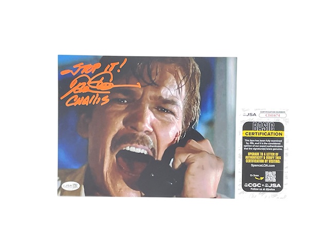 Tom Atkins Signed Halloween III Dr. Challis “Stop It” 8x10 Photo